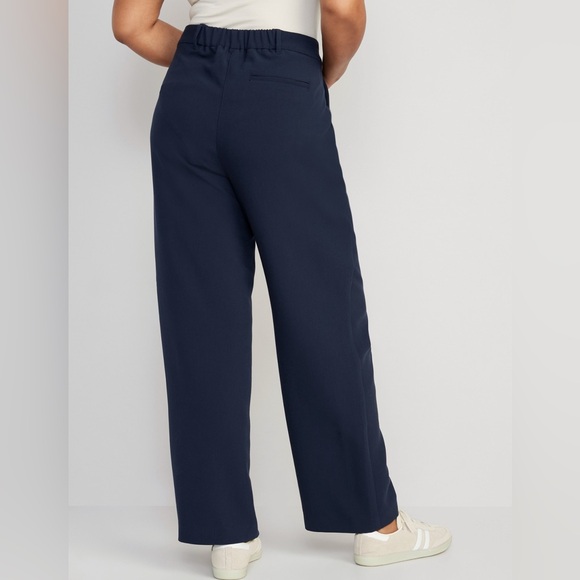 NWT Old Navy Extra High-Waisted Taylor Trousers - Navy - Picture 6 of 10